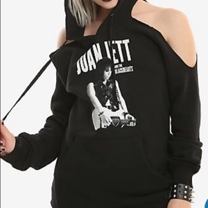 Joan Jett and the Blackhearts Cold Shoulder Hoodie